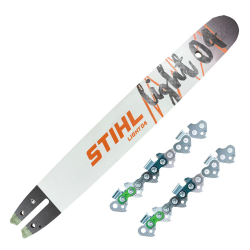 Stihl 16" Chainsaw Bar & 2 Chain Kit - 61PS3 55DL .043 3/8"LP