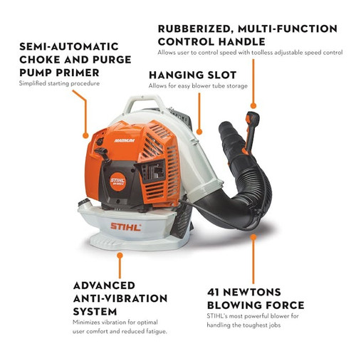 Stihl BR800X Magnum Backpack Leaf Blower Stihl BR800X Magnum Backpack Leaf Blower