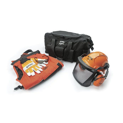 Stihl Pro-Mark Personal Protective Apparel Kit - Helmet/Chaps/Gloves/Bag