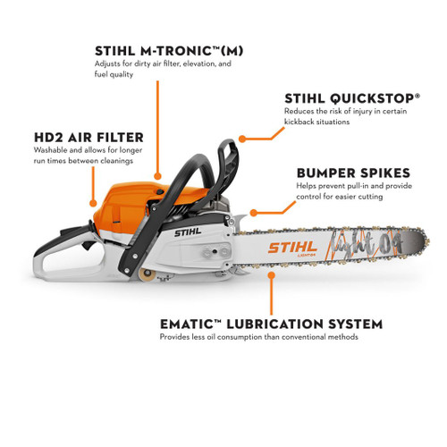 Stihl MS261C-M Gas Powered Chainsaw