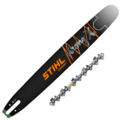 Stihl 25" Strong X Green Label Chainsaw Bar & Chain Combo - 3/8 .050 84DL