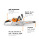 Stihl MSA60 Chainsaw Features Stihl MSA60 Chainsaw Features