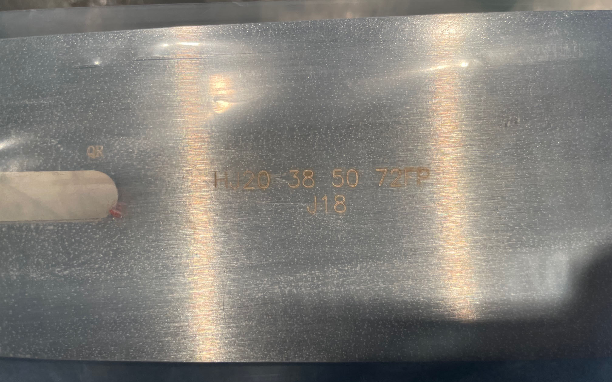 What do the stamped letters/numbers mean on my chainsaw bar? Forester