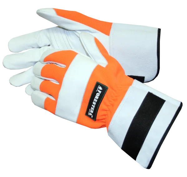 Hi-Vis Orange Insulated Rubber Palm Winter Work Gloves - Forester Shop