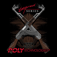PolyTech Legend Chinese 7.62 "Cross Rifle" AK47 T-Shirt - Black PolyTech Legend Chinese 7.62 "Cross Rifle" AK47 T-Shirt - Black