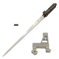PolyTech Front Sight Base Bayonet Assembly - "In the White"