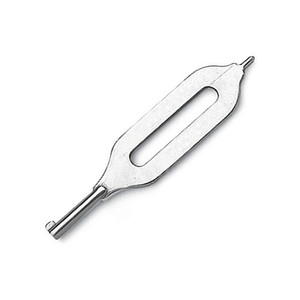 Streicher's - Extended Handcuff Key, Set of 2, Nickel Plated Solid Steel Streicher's - Extended Handcuff Key, Set of 2, Nickel Plated Solid Steel