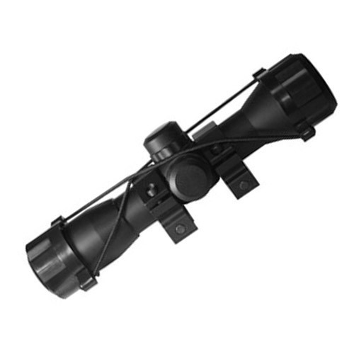 Rugged Full Featured European design 3x42mm riflescope with large objective.