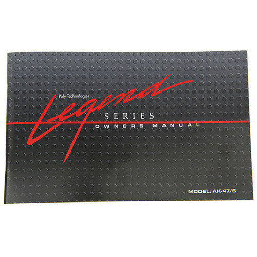 PolyTech AK47 Legend Manual - Printed Copy