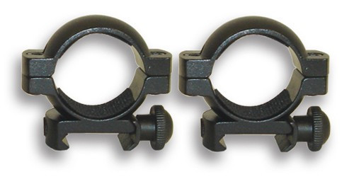 Black 1" Metal Weaver Ring Mount for Scopes
