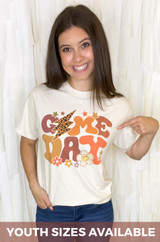 Groovy Floral Game Day T-Shirt