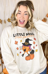 Little Miss Loves Pumpkins Sweatshirt