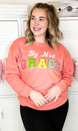 Saved by Grace Ideal Chenille Sweatshirt
