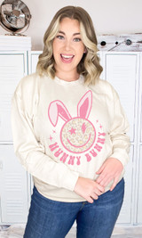 Hunny Bunny Easter Graphic Sweatshirt