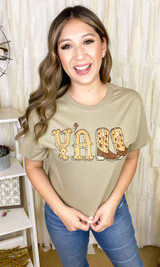 Y'all Boots Graphic T-Shirt