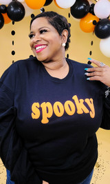 Magic Puff Spooky Graphic Long Sleeve T-Shirt