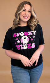 T2D Spooky Vibes Halloween Graphic T-Shirt