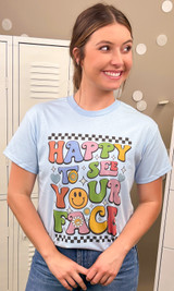Happy to See Your Face Graphic T-Shirt