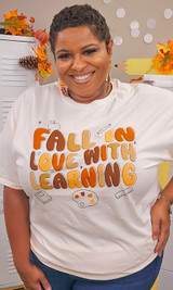 Fall in Love with Learning Graphic T-Shirt