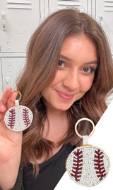 Baseball Keychain