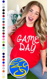 Game Day Script Puff Graphic Shirt