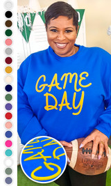 Game Day Script Puff Graphic Sweatshirt