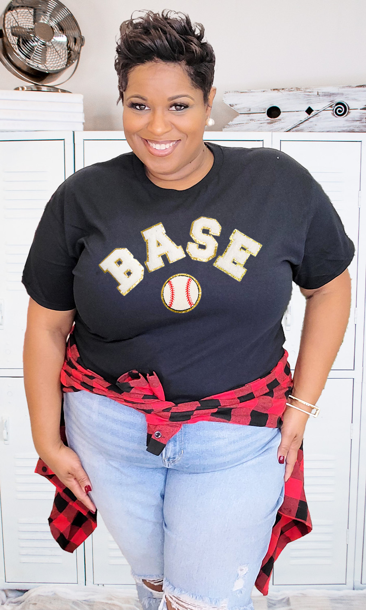 Baseball Chenille T-Shirt