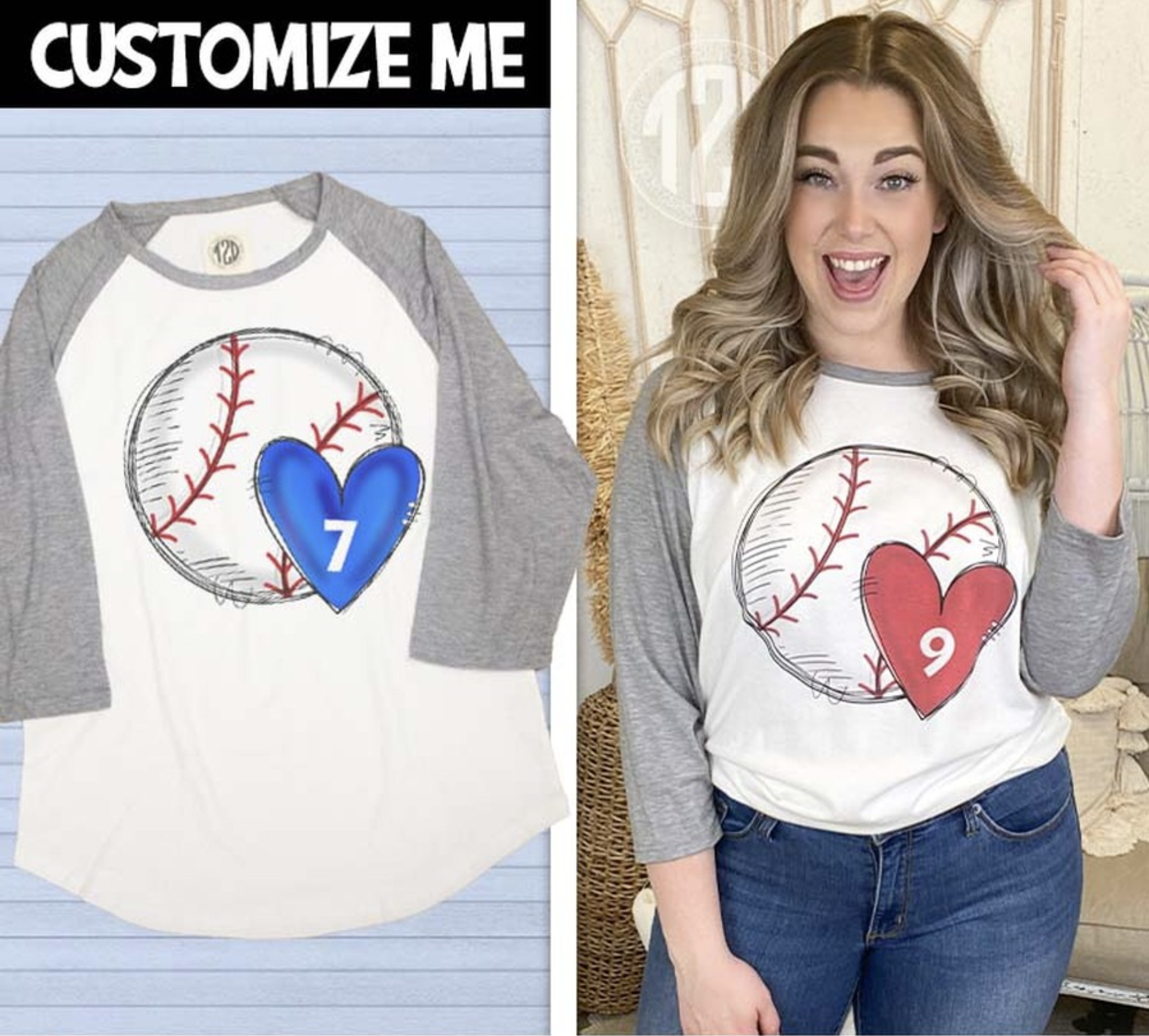 Glitter Baseball Mom Shirt, My Heart is that Field