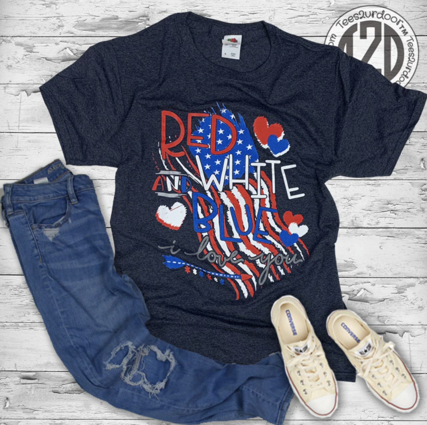 I Love America Funny Patriotic Fourth of July T-shirt T Shirt by The Wright  Sales - Society6