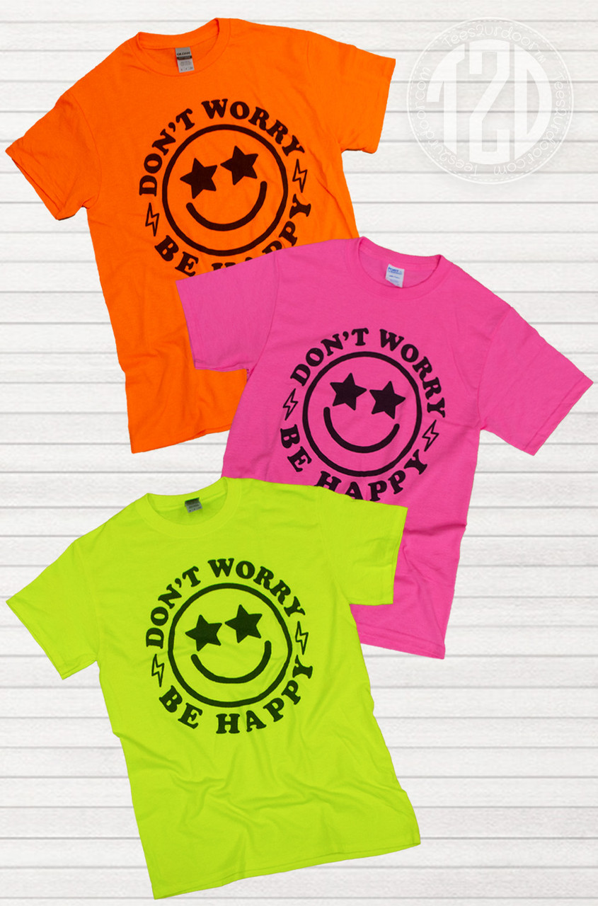 Smiley Star Graphic T-Shirt - Tees2urdoor