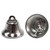 30mm Nickel Plated Liberty Bell -