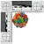 1-1/2" Diameter Transparent Intertwined Ball -
