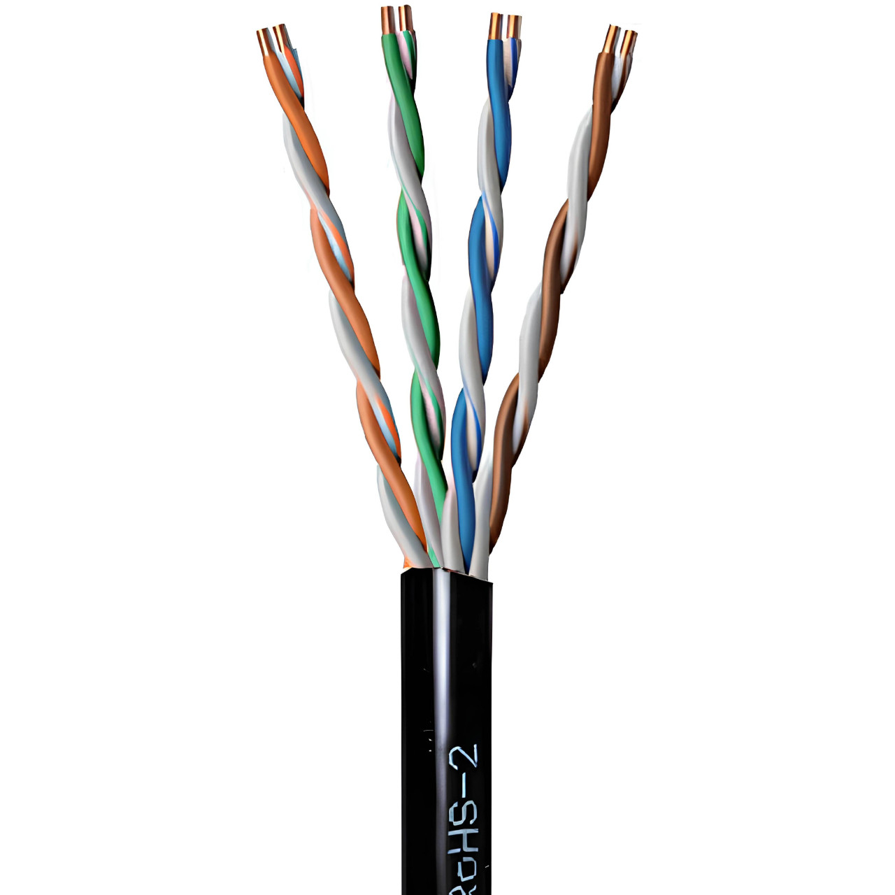 GameChanger Cable OSP Shielded Twisted Pair Cable, CM, 600V AWM, Black ...