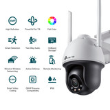 TP-Link VIGI C540-W 4MP Full-Colour WiFi Pan/Tilt Network Camera(4mm)