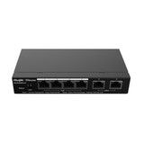 Ruijie Reyee RG-ES206GC-P 6-Port Managed PoE Switch, 4x Gigabit PoE+, 2x Gigabit RJ45 Uplink, 54W