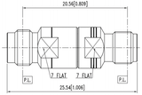 Huang Liang 2.4 mm Female to 3.5 mm Female Adapter