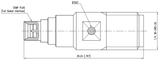 Huang Liang SMA Female to Mini-SMP Male Adapter