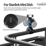 STARBEAM Starlink Mini Clamp Pole Mount STARBEAM Starlink Mini Clamp Pole Mount