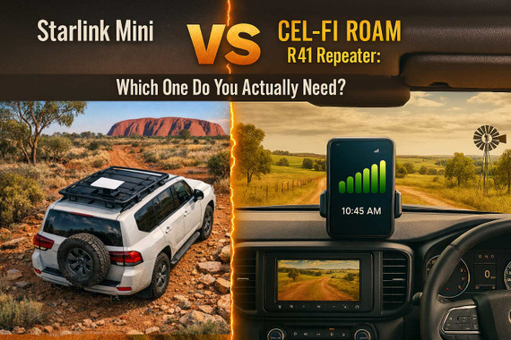 Starlink Mini vs CEL-FI ROAM R41 Repeater: Which One Do You Actually Need for your Vehicle?