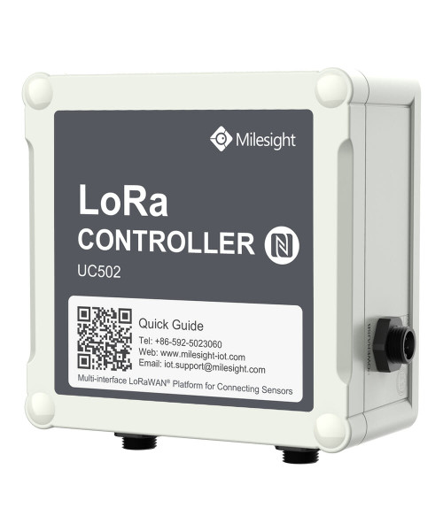 Milesight UC502 LoRaWAN Controller with built-in 190000mAh replaceable Li-SoCl2 Battery