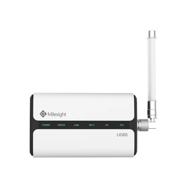 Milesight UG65 Semi-Industrial LoRaWAN Gateway, IP65 with external LoRa Antenna (no cellular antenna) Milesight UG65 Semi-Industrial LoRaWAN Gateway, IP65 with external LoRa Antenna (no cellular antenna)
