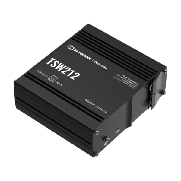 Teltonika TSW212 L2 Managed Ethernet Switch Teltonika TSW212 L2 Managed Ethernet Switch