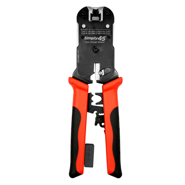 PROSeries Heavy Duty RJ45 Crimp Tool for all S45 brand UTP & STP RJ45 Modular Plugs - 1Ea/Blister