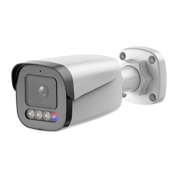 WatchAI 8MP Smart Dual Light Active Deterrence Bullet Network Camera with Red and Blue Light