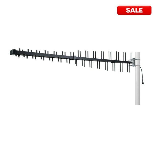 Powertec 4G-5G LPDA Antenna, 698 to 4000 MHz, N Female + 10m Cable N Male to SMA Male
