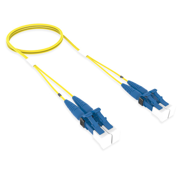 CommScope TeraSPEED LC to LC, Fiber Patch Cord, 1.6 mm Duplex, Riser, yellow jacket, 5m