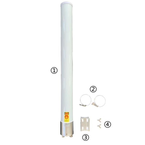 Dual Polarity WiFi MIMO 360° Omni Antenna, 5150 to 5850 MHz, 13 dBi, RP-SMA Female