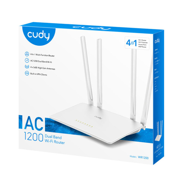 Cudy WR1200 AC1200 WiFi Router