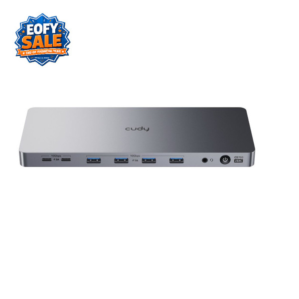 Cudy CS700 13-IN-1 10Gbps USB-C Dual 4K Docking Station | 150W PSU