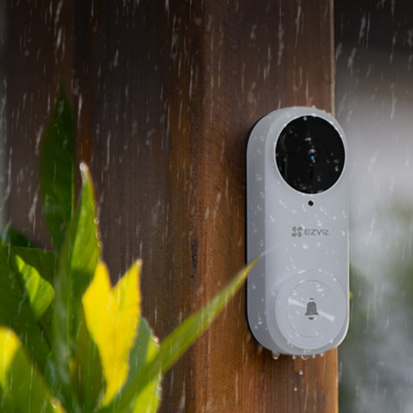 EZVIZ CS-DB2 (5MP), 2MP Camera, 2.0mm Lens, 176° Diagonal, PIR 100°, Two-Way Talk, WiFi 2.4GHz, 5200mAh, IP65